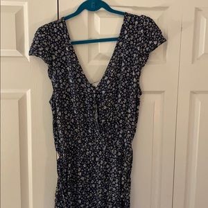 American eagle floral jumpsuit